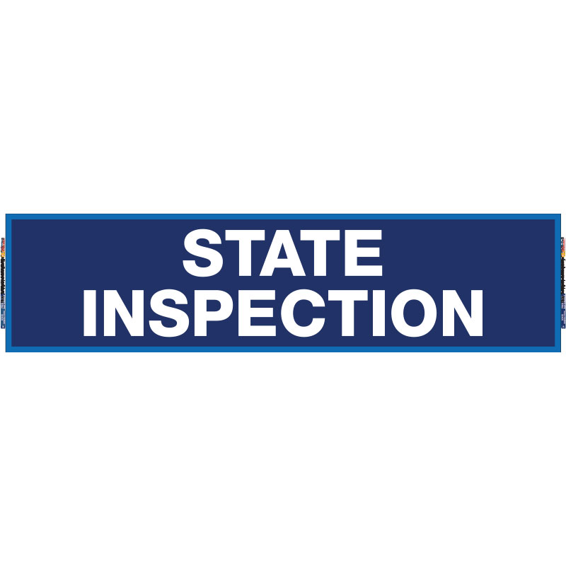 2' x 8' FullSpeed Automotive State Inspection Mesh Bay Banner - BLUE