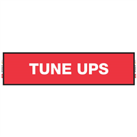 2' x 8' FullSpeed Automotive Tune Ups Mesh Bay Banner - RED