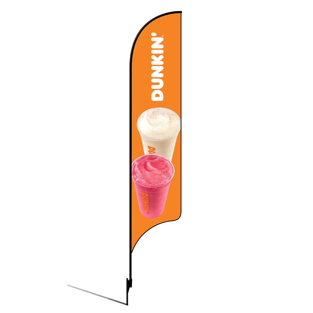 15' Dunkin' Donuts Orange Coolatta AdverSail Flag Kit