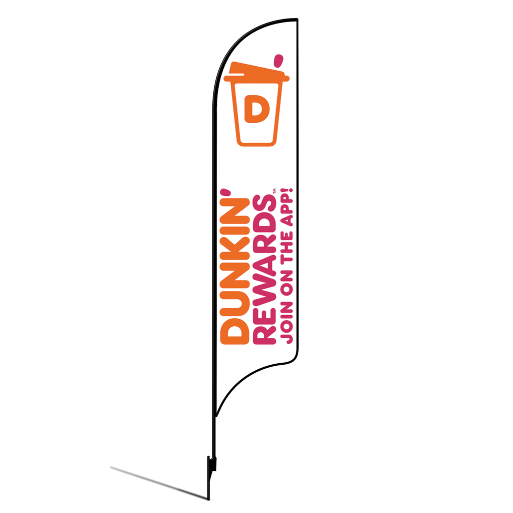 Kit for 15' Dunkin' Donuts White Rewards AdverSail