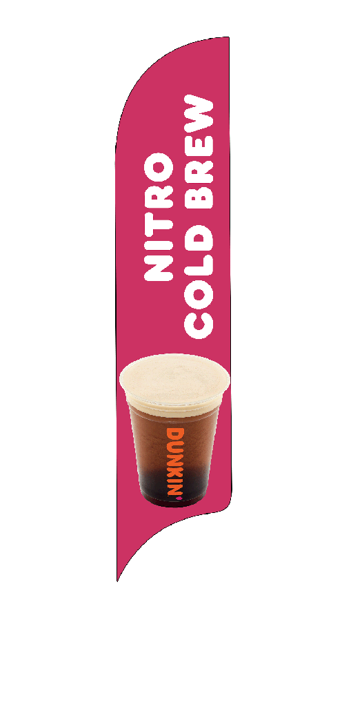 15' Dunkin' Donuts Nitro Cold Brew AdverSail Flag