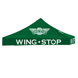 10x10 Wingstop Logo Tent Topper (2023 Art)