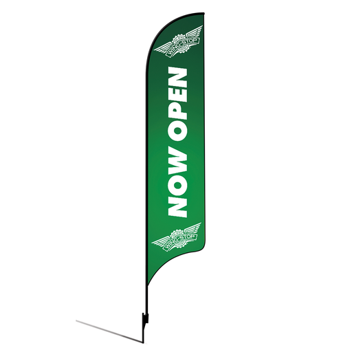 [None] 15' Wingstop Logo Now Open AdverSail Flag (2023 Art) Kit