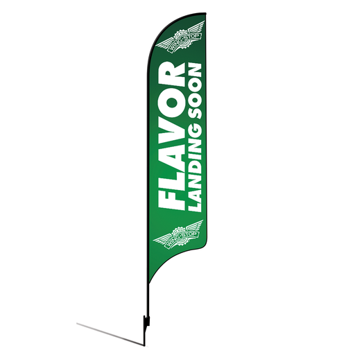 [None] 15' Wingstop Logo Flavor Landing Soon AdverSail Flag (2023 Art) Kit