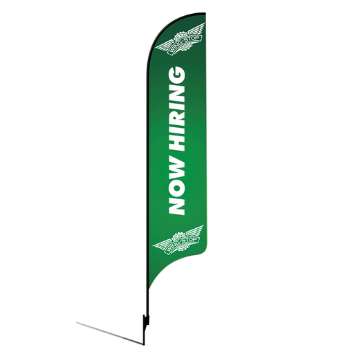 Kit for 15' Wingstop Logo Now Hiring AdverSail (2023 Art)